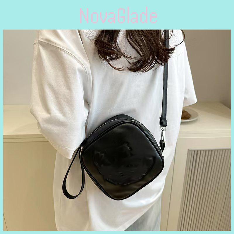 Small Womens Pu Crossbody Bag With Top Zipper For Casual Travel And Urban Style