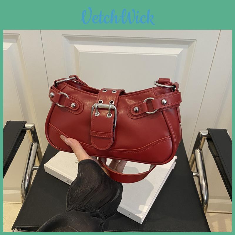 Street Style Pu Small Square Bag With Magnetic Closure For Daily Use