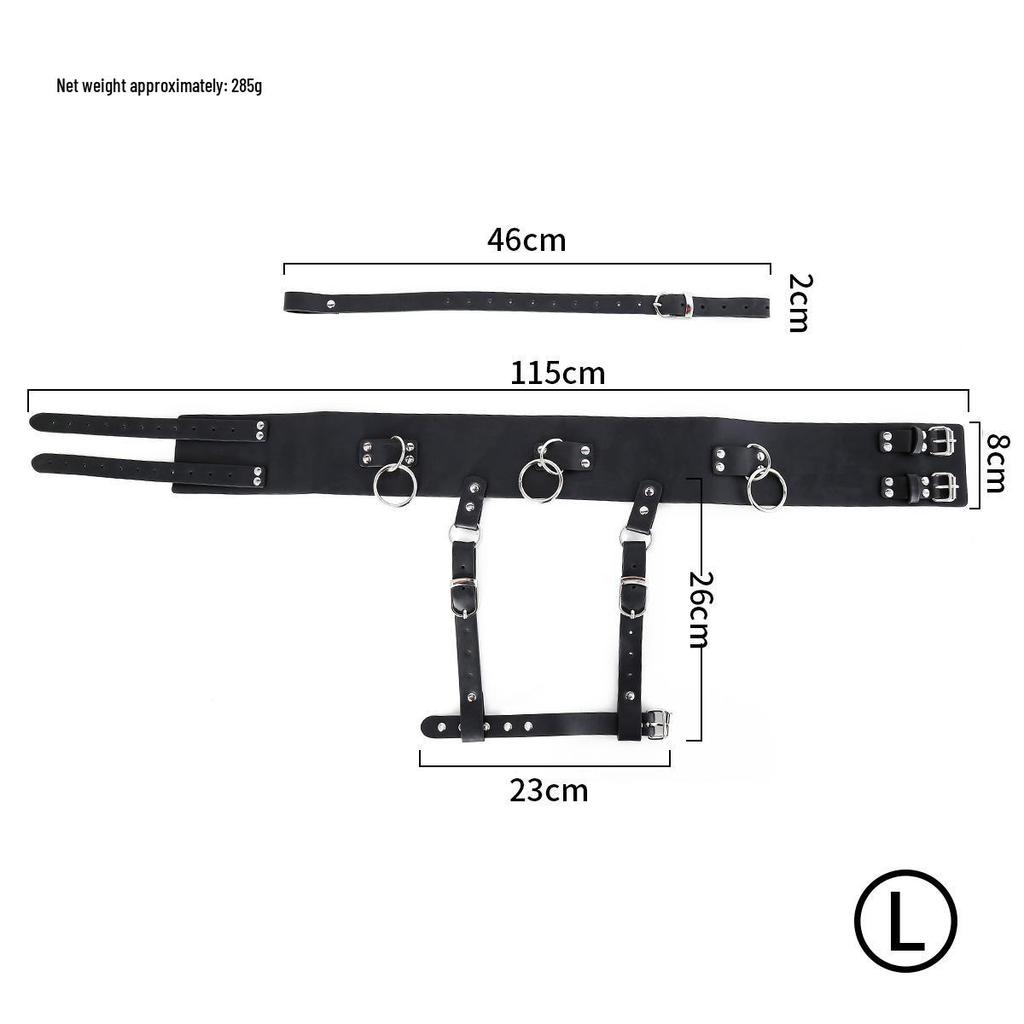 Lederfessel AV-Hose mit elektrischer Disziplin-Funktion