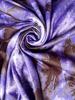 Plus Size Tie-Dye V-Neck Top for Women - Purple, Red, Gray