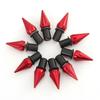 Universal/Red Motorcycle Spike Bolts Windscreen Fairings-License Plate M5 5mm