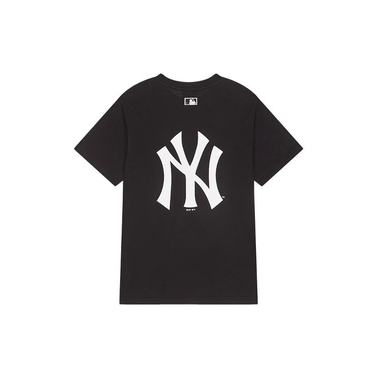New MLB X Disney New York Yankees T Shirt Unisex Black 31TSK2031-50L