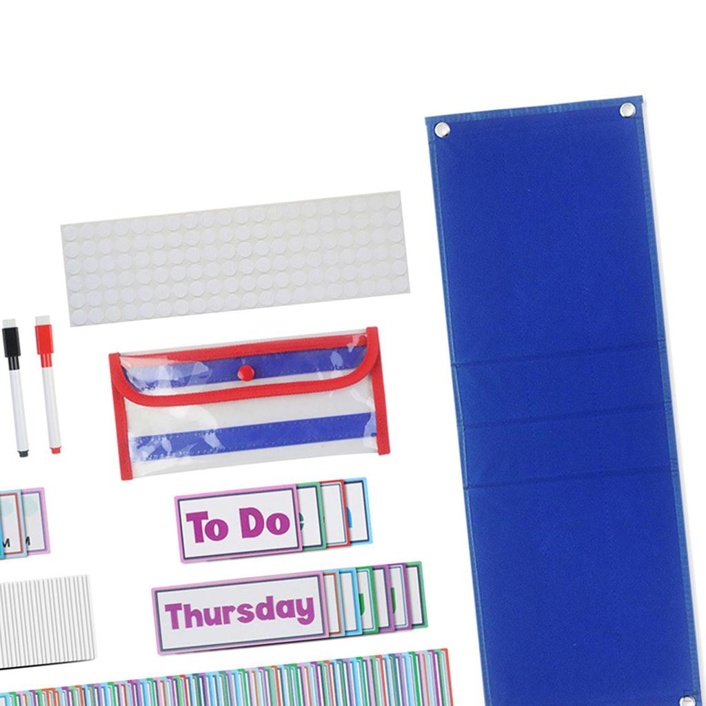Behavioral Charts Routine Chart Planner Sturdy Learning Materials Reusable Visual Schedule for
