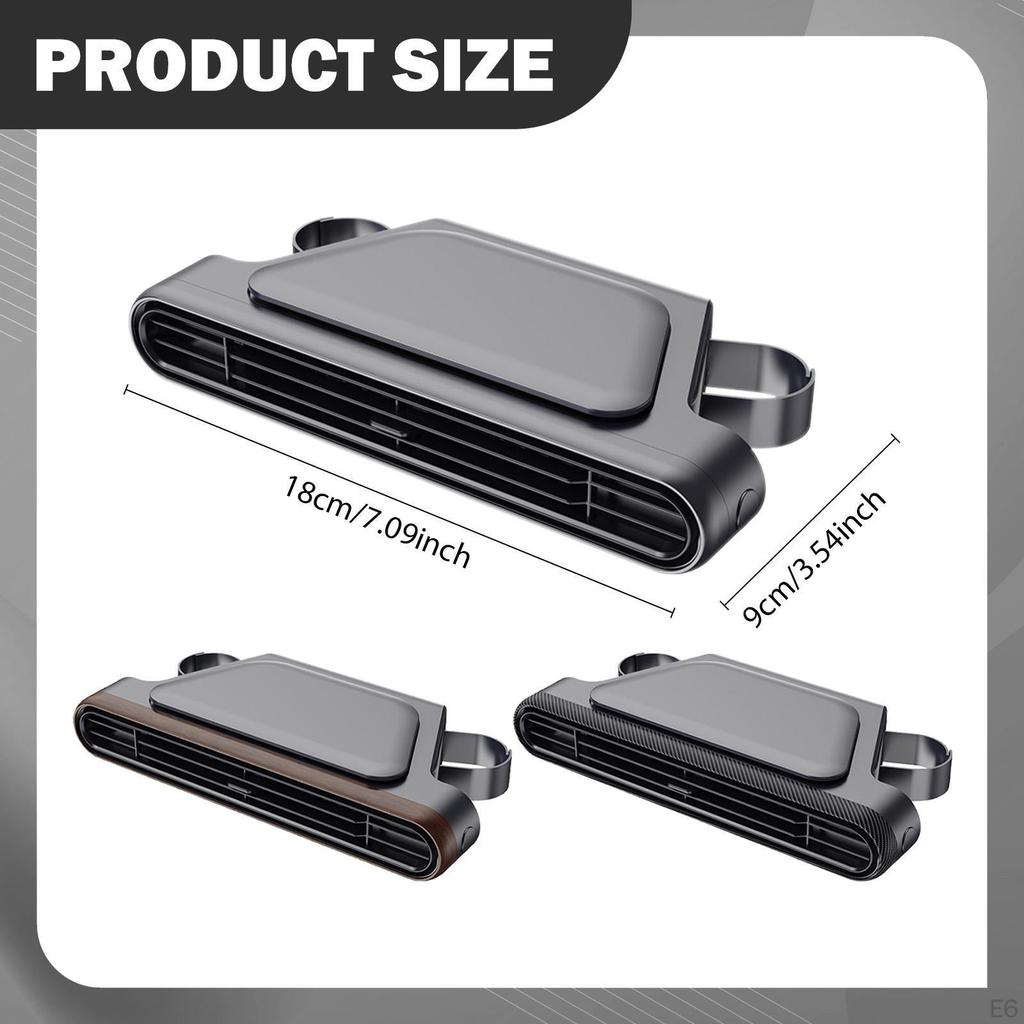 Cooling Fan for Backseat Adjustable Saving Personal Driving Vehicle Automotive RV