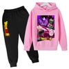 2025 New Anime Dragon Ball Z Hoodie Kids Clothes Boys Baby Girls Clothing Kakarotto Hooded Goku Sweaters Hooded +pants 2pcs