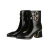 Fashion Women's Spring and Autumn Cool Boots Large 48 Small 32 Patent Leather Versatile New Single Shoes High Heels Women's Shoes