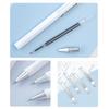2Pcs/Box Creative ST Tip Gel Pen Press Type 0.5mm Black Ink Ballpoint Pen School Office Supplies Neutral Pen