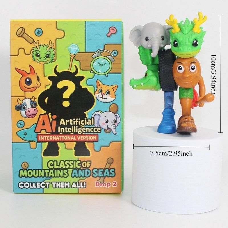 Tralalero Tralala Italian Brainrot Figurine Tung Tung Tung Sahur Ornament Monster Fusion Edition Anime Action Figure Cartoon Toy