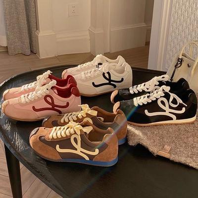2025 printemps et automne nouvelle mode ins marée chaussures de course légères niche rétro chaussures de sport décontractées chaussures de skate pour femmes marée