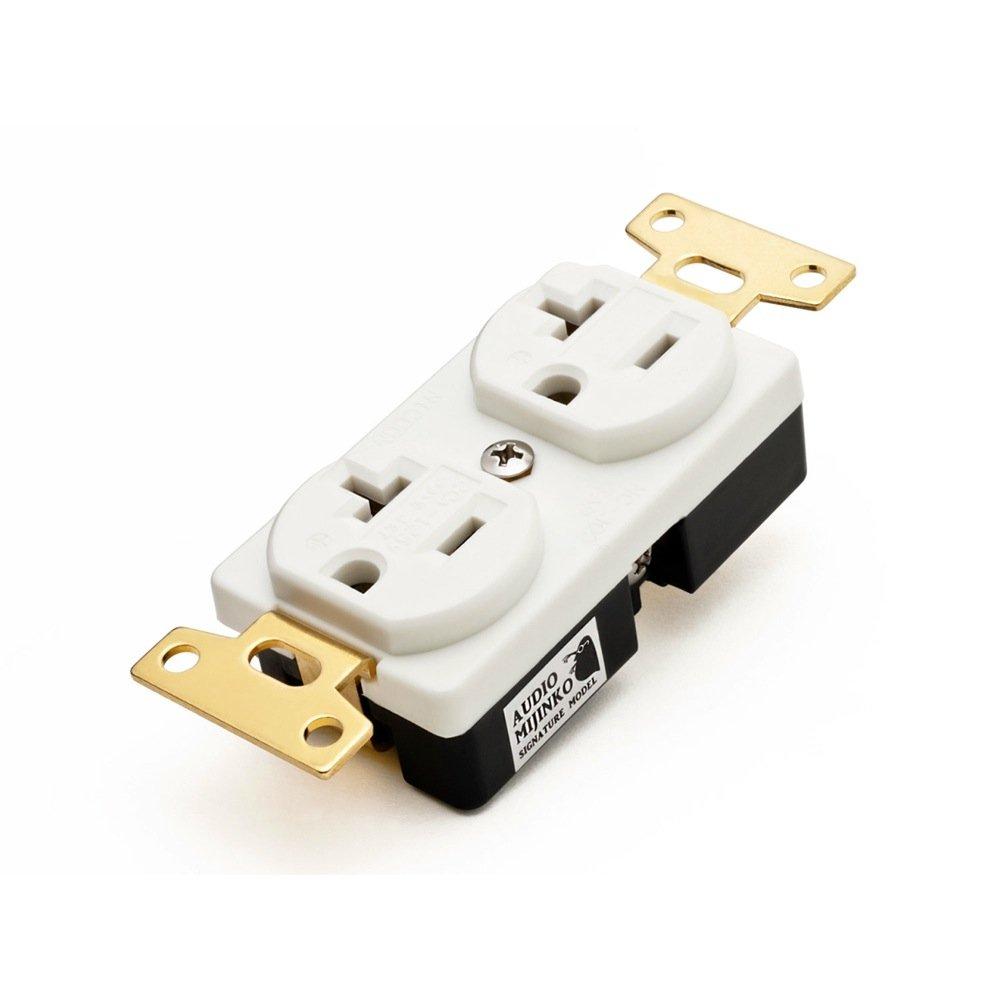 

Oyaide AUDIO MIJINKO Wall Outlet R0 Duplex Receptacle For Audio Made_in_Japan