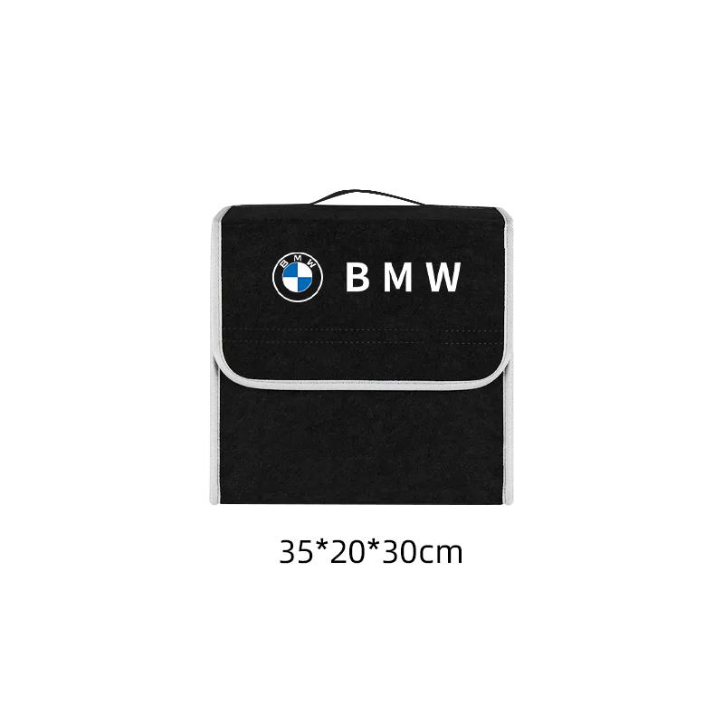 HBSW4 D5D486 Car interior stickers For BMW X3 X5 E36 E39 E46 E60 E90 E90 Felt Storage Bag Folding Organizer Box Trunk Tool Case