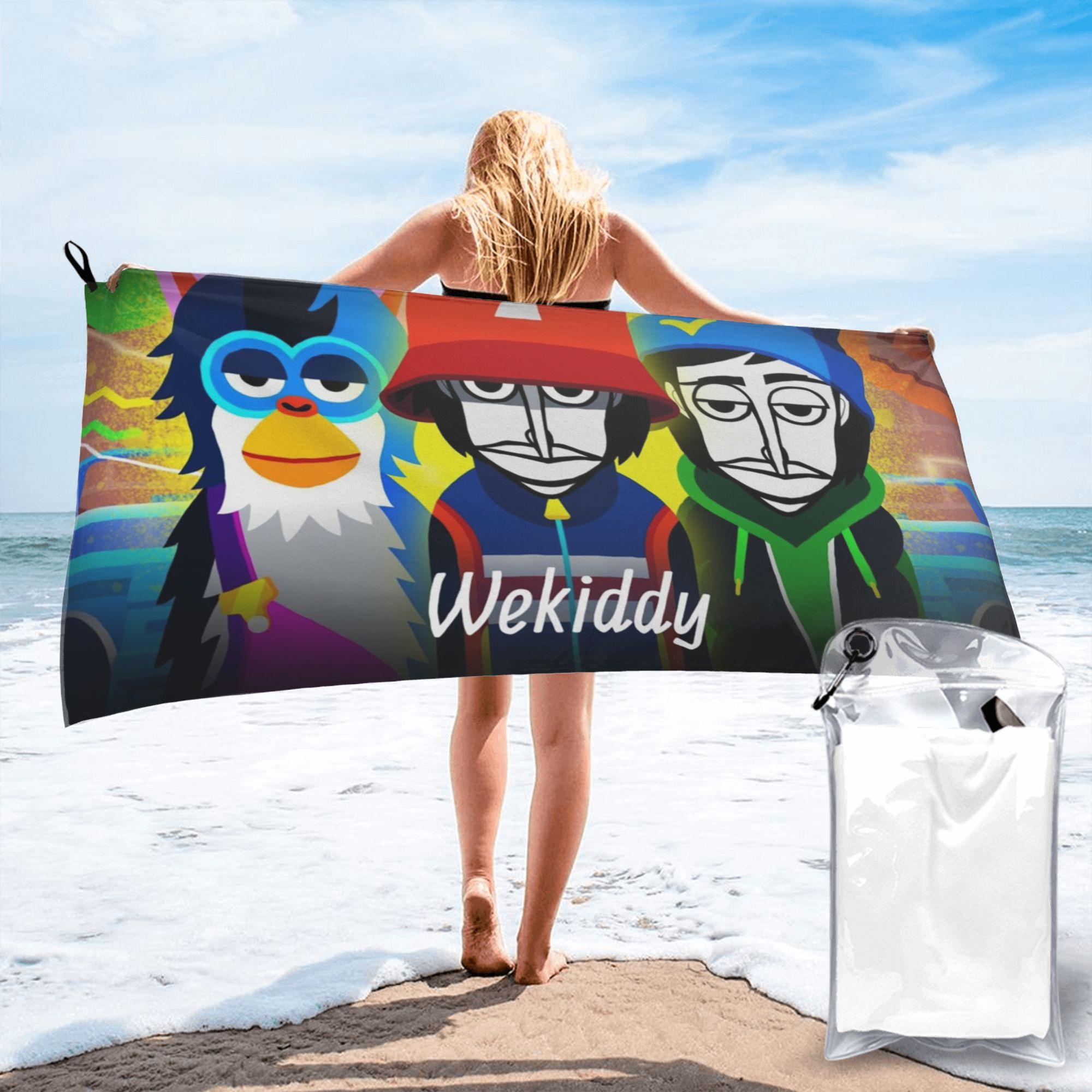 

Incredibox Music Video Game Beach Towel Soft Microfiber Quick Dry Absorbent Quick Towels For Bath W40*H60(CM)
