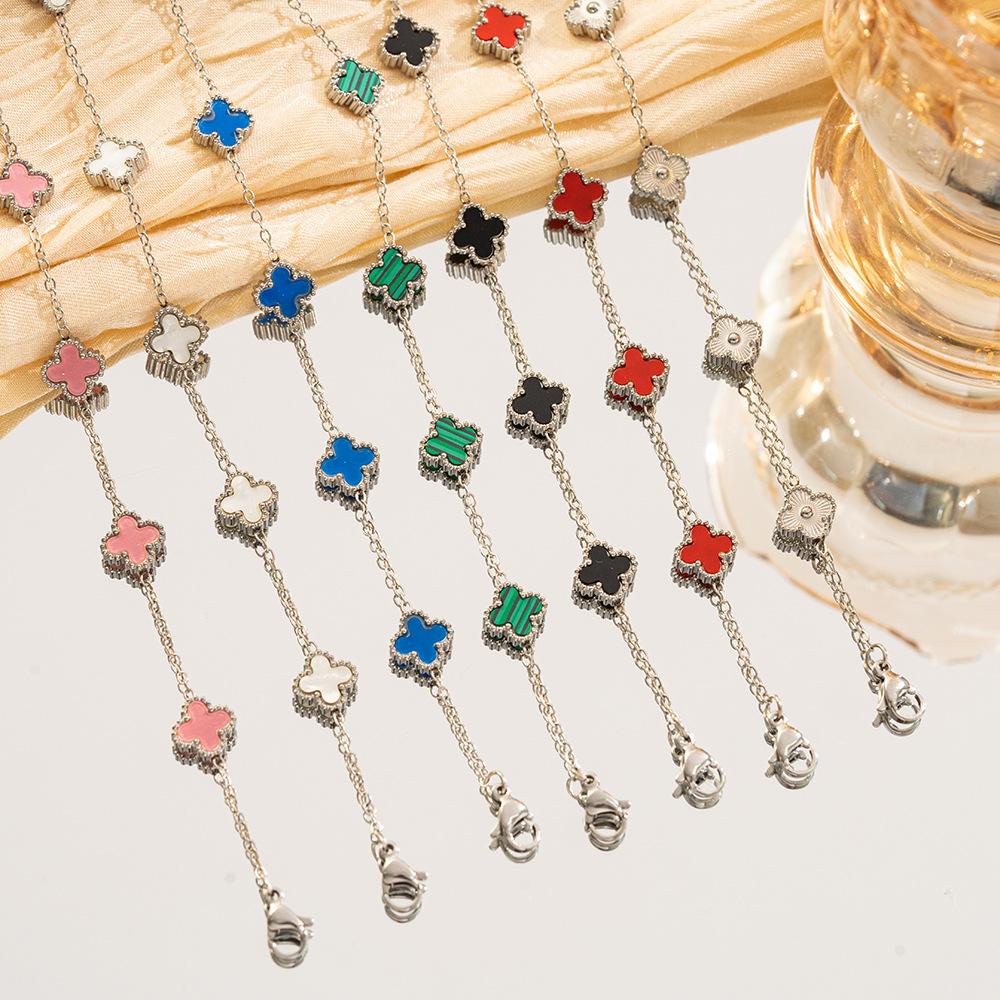 Fashionable Four-leaf Clover Bracelet Light Luxury High-end Women's Niche Jewelry Accessories Hand Jewelry