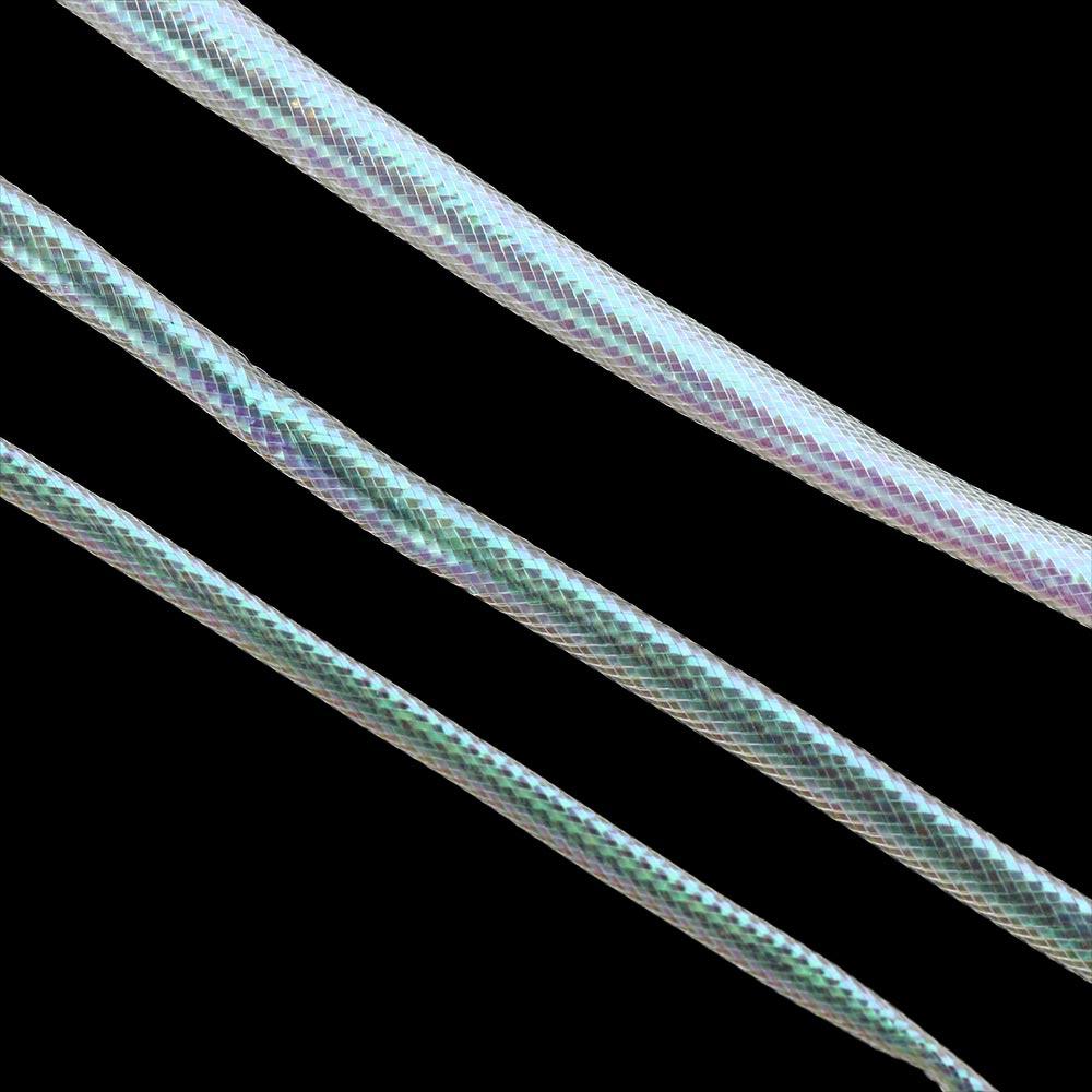 Pearl White Fishing Maylor Tube Flash Braided Tubes Fish Scale Body Tube Fly Pearl Maylor Tube