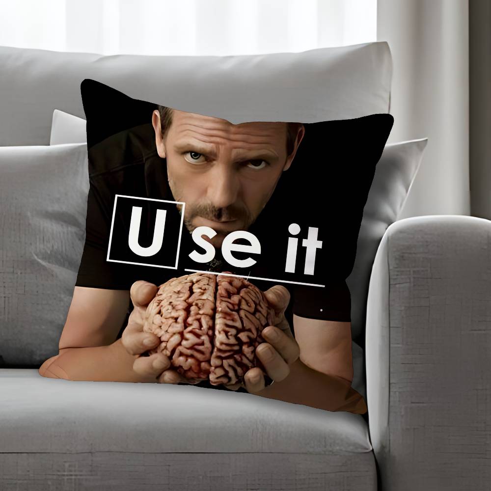TV Show HHouse Various Sizes Square Pillow Case For Car Home Bedchamber Decor Custom Valentine Gift