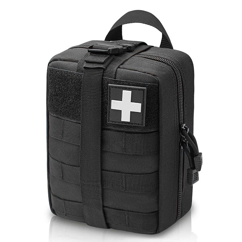 Molle Tactical EMT Medical Travel Pouch 900D First Aid Pouch Utility Rip-Away Ifak Pouch Tactical Backpack Accessory EDC Bags