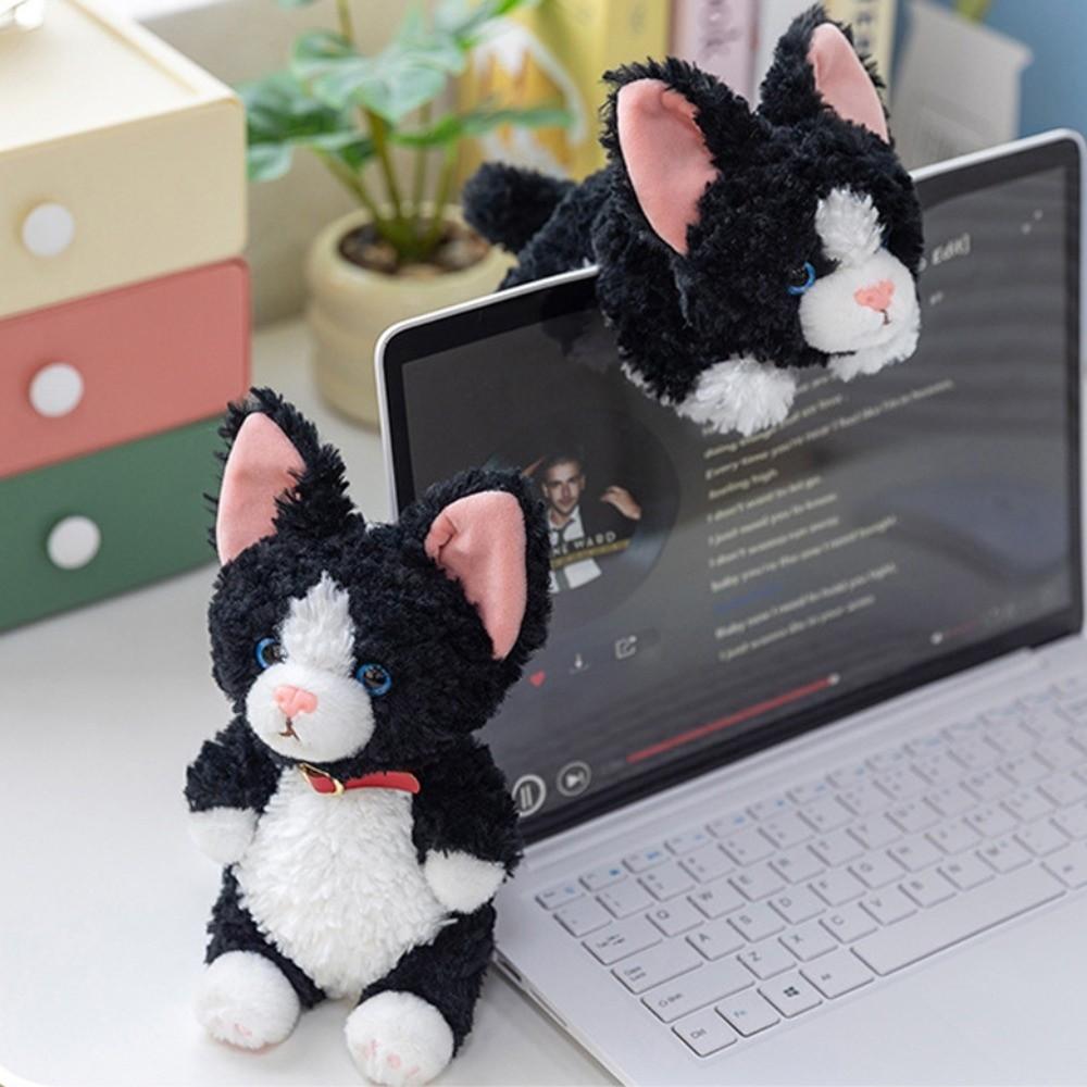 Wrist Pad Curly Cat Doll Pendant Animal German Curly Cat Plush Doll Birthday Parties