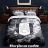 Set Biancheria da Letto Fulham Football Design 1 Copripiumino + 2 Federe Morbido Traspirante Biancheria da Letto per la Casa