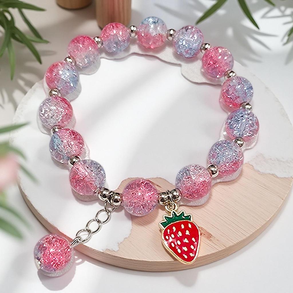 Butterfly Love Flower 10mm Handmade Beaded Bracelet - Original, Personalized, Exquisite Jewelry Gift for Friends and Newcomers