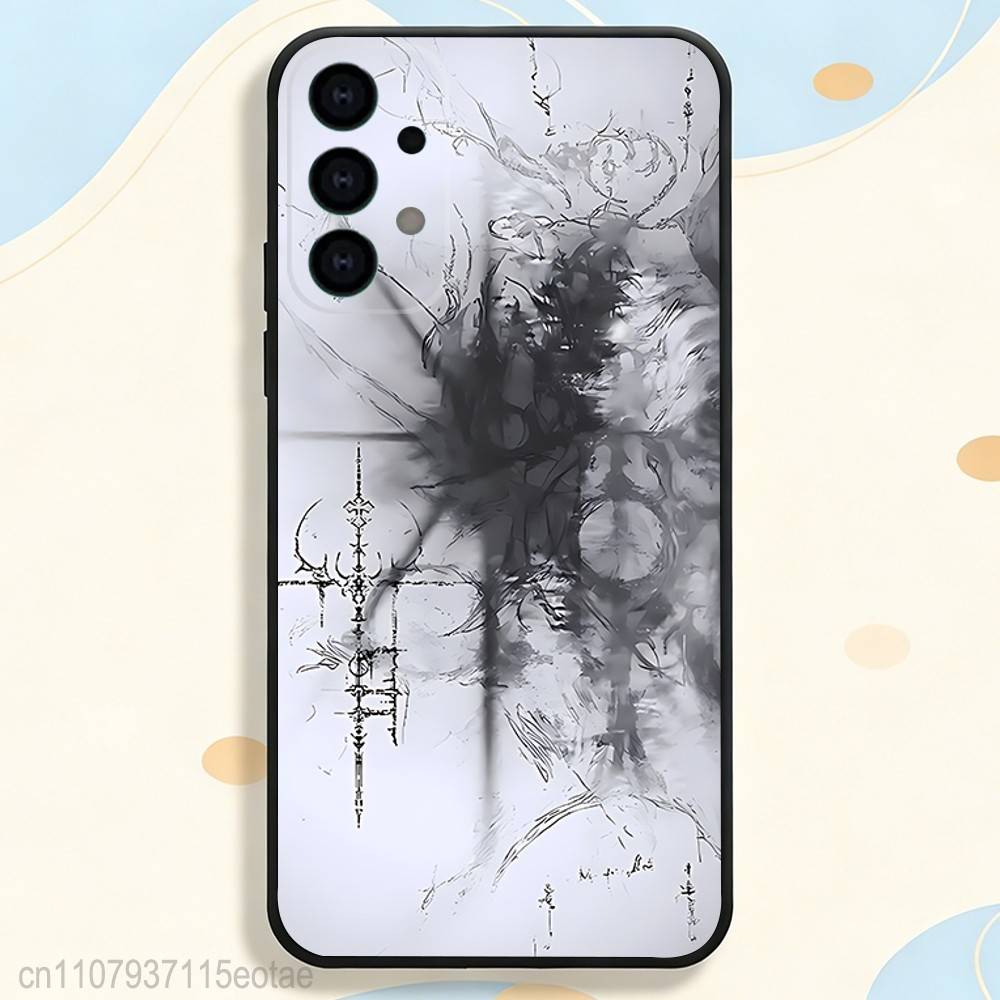 Gothic Coquette Cybersigilism BLACK Phone Case Silicone Soft For Samsung S26,S25,S24,S21,S22,S23,S30,Ultra,S20,Plus,Fe,Lite
