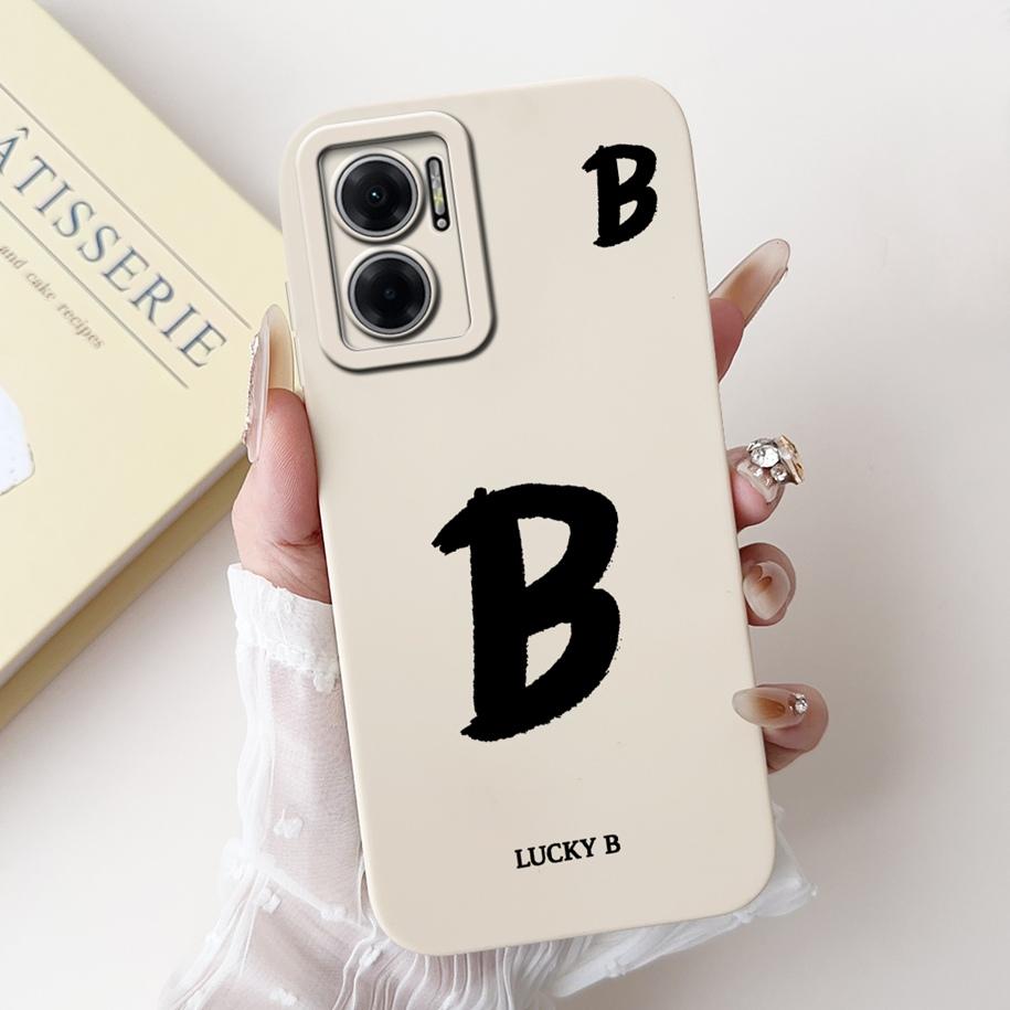 For Xiaomi Redmi 10 5G Case Cute Lucky Letters Silicone Phone Cases For Redmi Note 11E Redmi10 5G Funda 10 Prime Plus Soft Cover