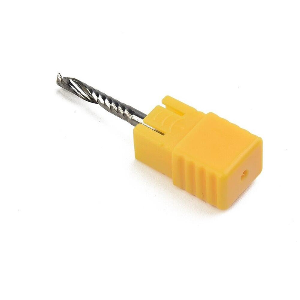 5 bucăți freza CNC cu o singură lamă de tăiere din aluminiu cu un singur canelut 17mm 3.175