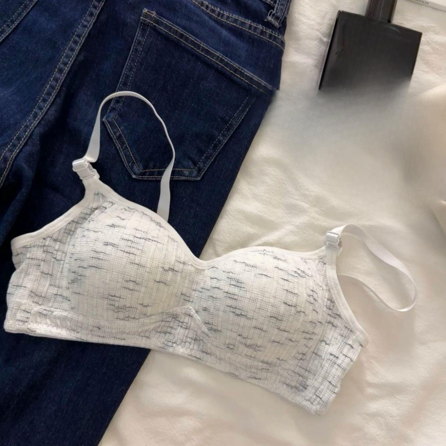 

Подростковый бюстгальтер, приятный к коже, пуш-ап, без косточек, для маленькой груди, без зазоров, нижнее белье 38/85