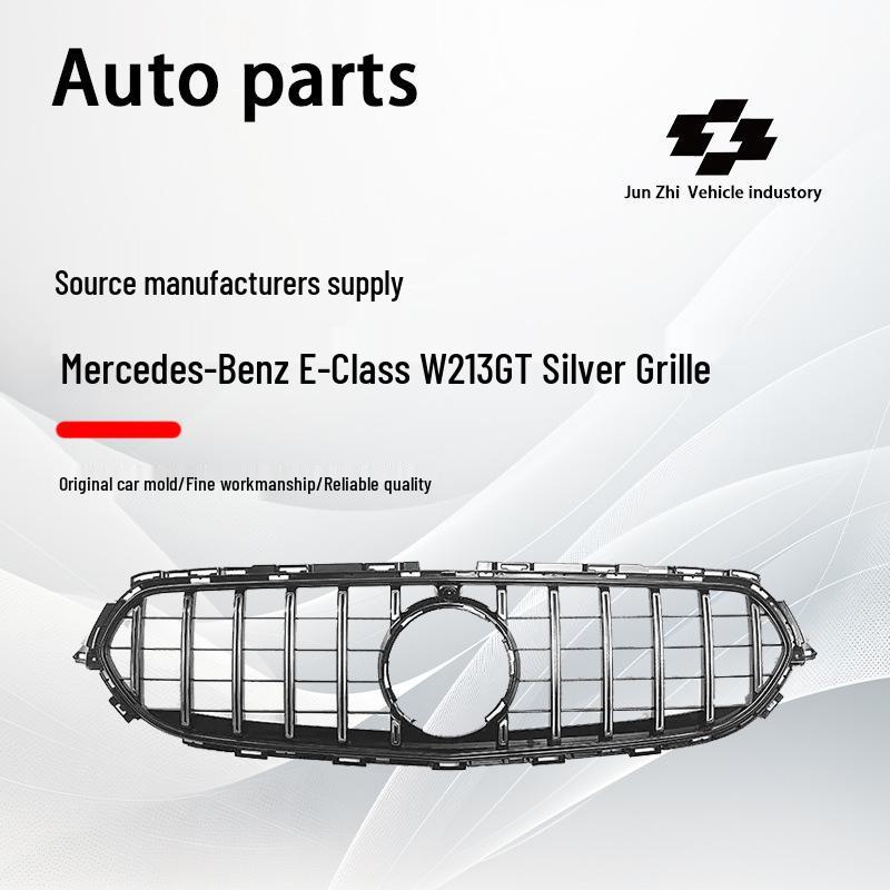 Silver Replacement Grille for 2021-2023 Mercedes-Benz E-Class W213 GT