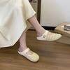 Baotou half slippers women's summer outer wear new fashion bohemian inner height increase niche hollow sandals