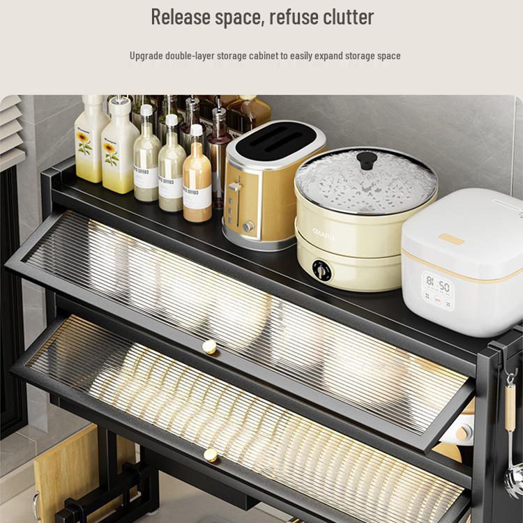 Wielofunkcyjny stojak na naczynia kuchenne: Pyłoszczelny organizer na blat do przechowywania misek, talerzy i ociekarek.