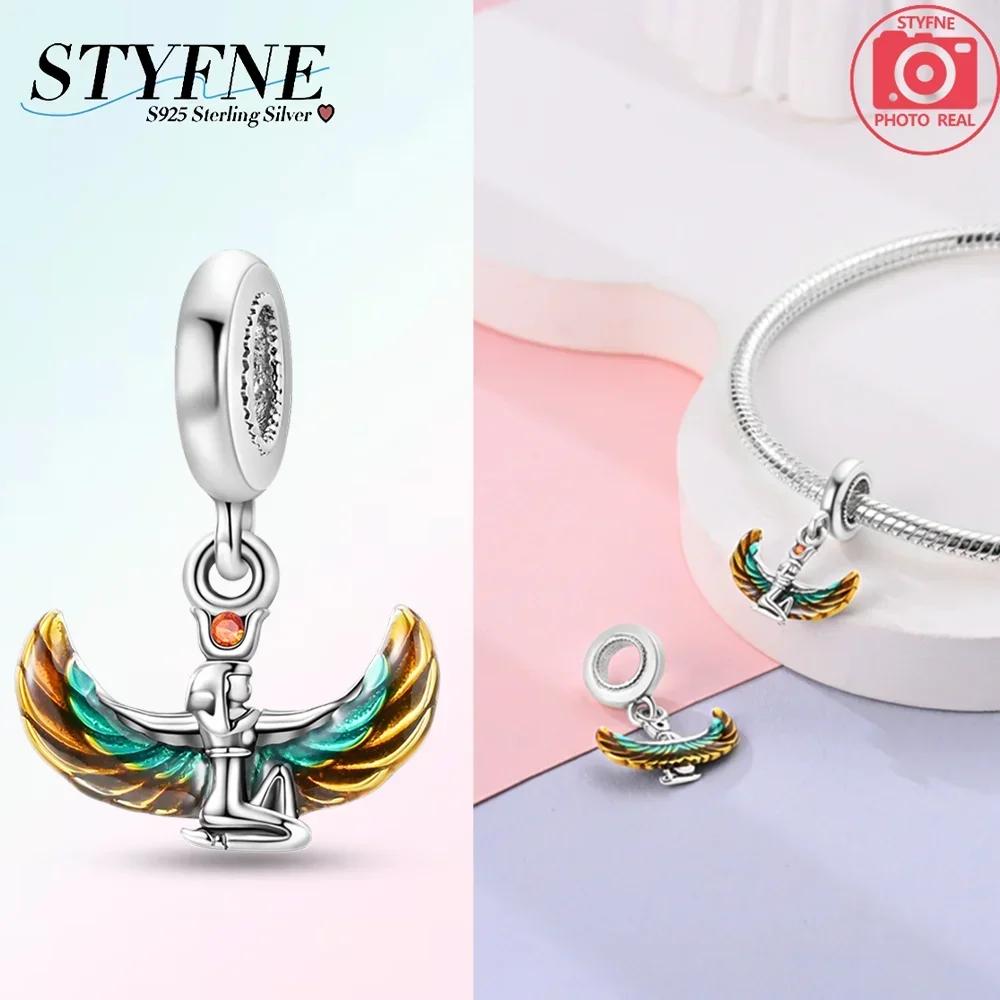 Exquisite Pendants Woman Original Belief Statue Of Liberty Copper Charms Bead Fit Bracelet Diy Beads For Women Jewelry Gift