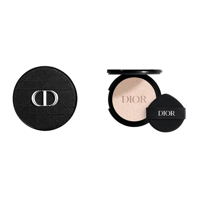 DIOR Cushion Two-piece set: Long-lasting Cushion Foundation (Soft Mist Matte) #00N13g + Embroidered Cannage Pattern Cushion Case розовый