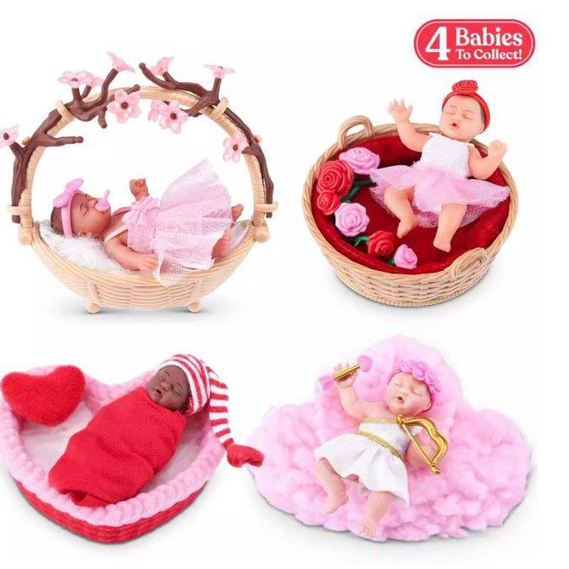 Zuru My Mini Baby Ball 3. Generation Blind Box Überraschung Sammelobjekt Rollenspiel Spielzeug für Kleinkinder 4 Babys zum Sammeln