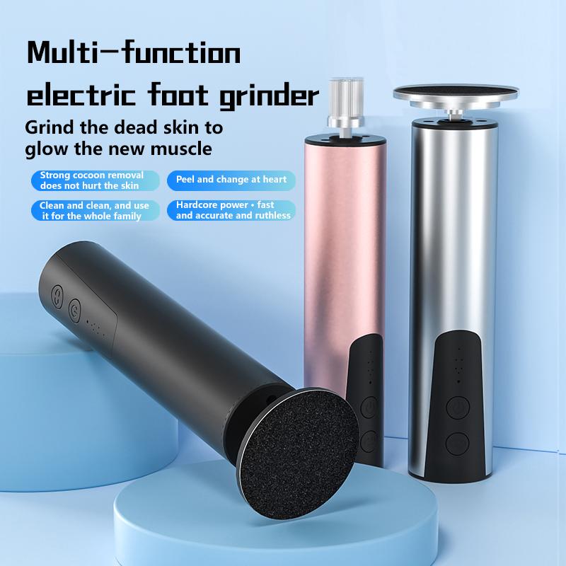 Electric Foot Grinder Heels Callus Dead Skin Remover Multi-function Pedicure Tool Polish Foot Nail 6 Gears Replacement Sandpaper