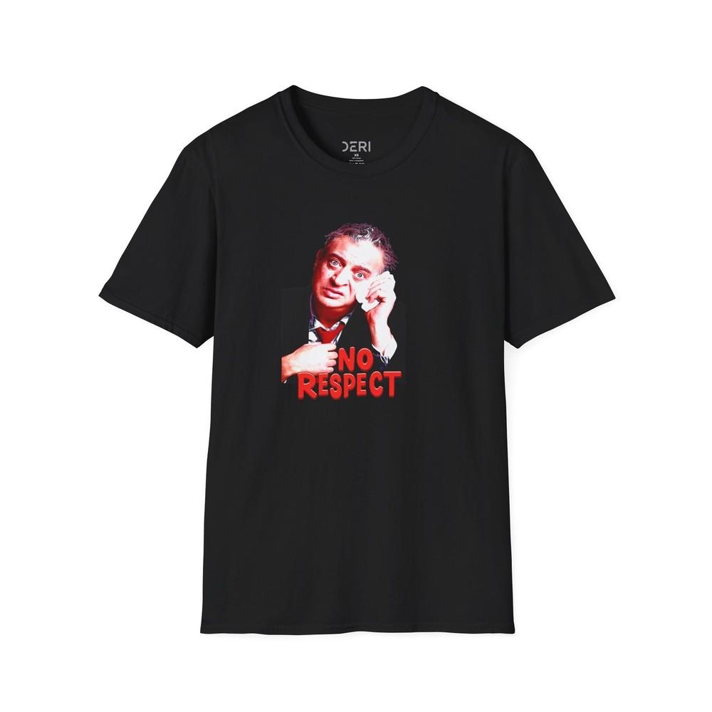 Funny Rodney Dangerfield No Respect Unisex Softstyle TShirt Comedian Tee Unisex T-Shirt S