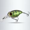 Fishing Lure Wobblers Floating Artificial Hard Bait with Treble Hook Realistic Looking Bright Color Crank Fishing Lure Bait