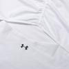 Under Armour Solid Back Hollow Breathable Running Sports Regular T-Shirt Women Tops White 1369800-100
