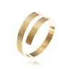 Stainless Steel Ayatul Kursi Cuff Bracelet Islamic Muslim Arabic Scripture Open Bracelet for Women Eid Jewelry Gifts