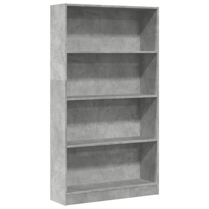 VidaXL Bookcase Concrete Grey 80x24x143 Cm Engineered Wood, Bookshelf, Book Holder, Book Support, Cabinet of 857847
