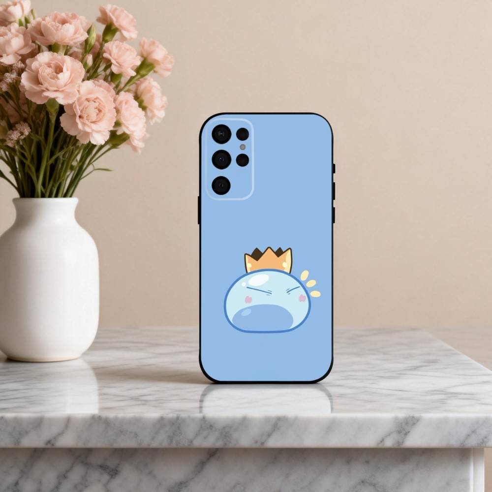 R-Rimuru T-Tempest-T S-Slime Phone Case For Samsung S25,S24,S21,S22,S23,S30,Ultra,S20,Plus,Others Soft Black Case