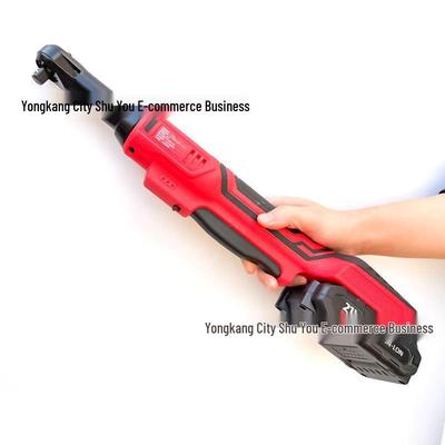 90° Electric Right Angle Ratchet Wrench with Lithium Battery