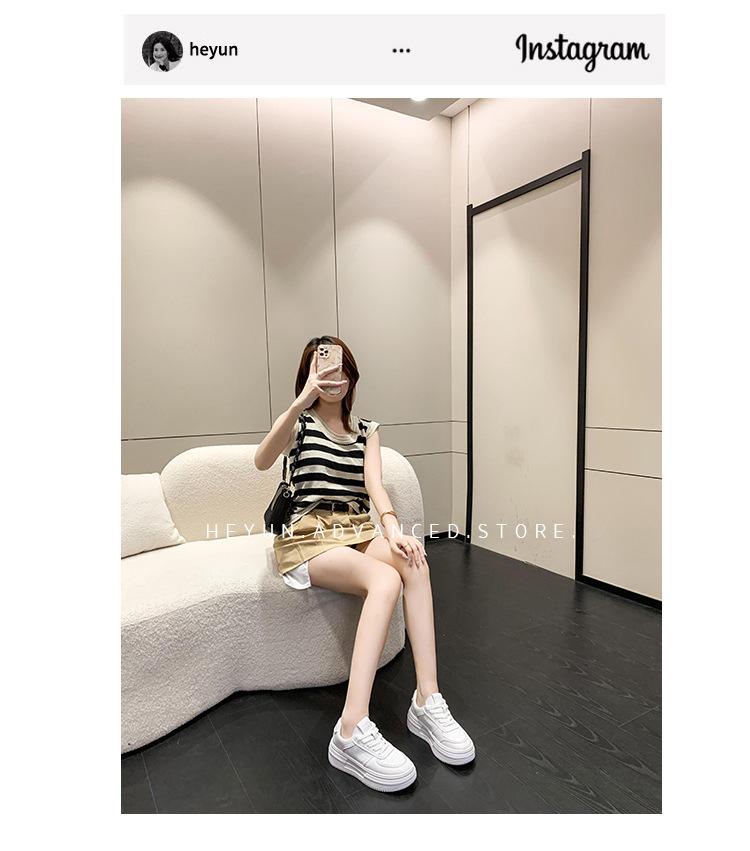 Dicke Sohle Feder Neu Atmungsaktiv Ins Trend Nische Erhöhend Freizeit Sport Papa Schuhe