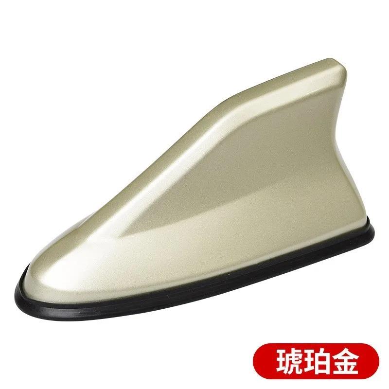 Car Shark Fin Antenna Cover Universal Carbon Fiber Look Radio Signal Aerials Roof Exterior Accessories Decoration for SUV Truck