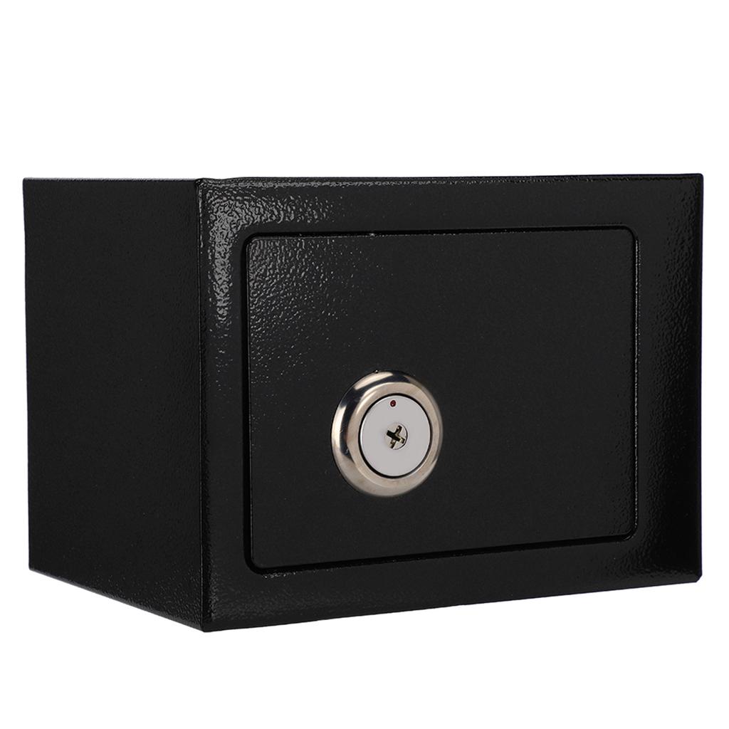 Durable Strong High Security Steel Safe Box Key Operated Money Cash Storage Home Office