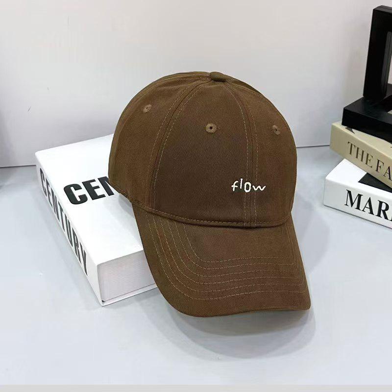 

Женская бейсболка в корейском стиле с широкими полями - Большой обхват головы, Вышивка букв, Мягкий верх, Скрадывающая лицо. Adjustable (56-58cm)