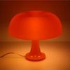 New Beautiful Cozy Orange Danish Mushroom Table Lamp: Perfect Ideal Bedside Lighting for Ornamental Light In Bedroom Interior De