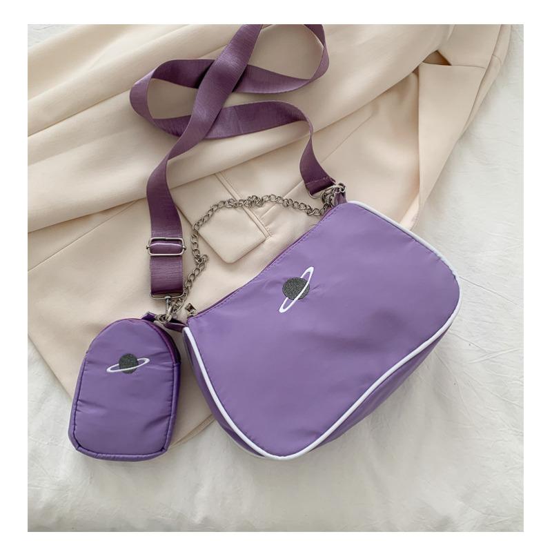 Ins Style Oxford Cloth Shoulder Bag for Women Fashional Crossbody Handbag