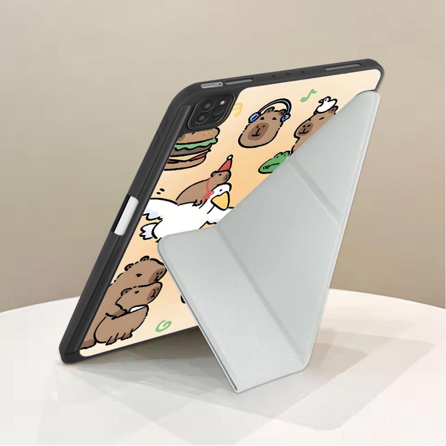 Cute Guinea Pig Tablet Case For iPad Mini 6 7 Air 4 5 M3 M2 1 2 M4 11inch Pro 2025 Pro 11th 10th 9th 8th 7th 12.9inch Holder