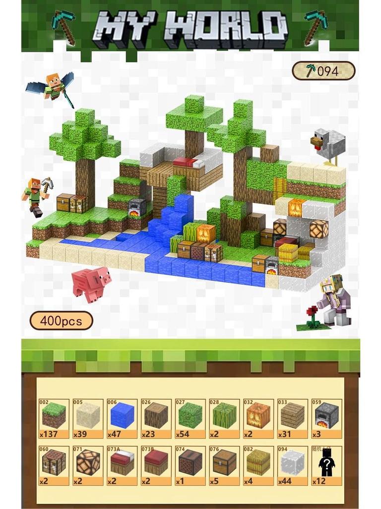 Magnetische Blockwelt: DIY Bausteine - Lernspielzeug für Kinder