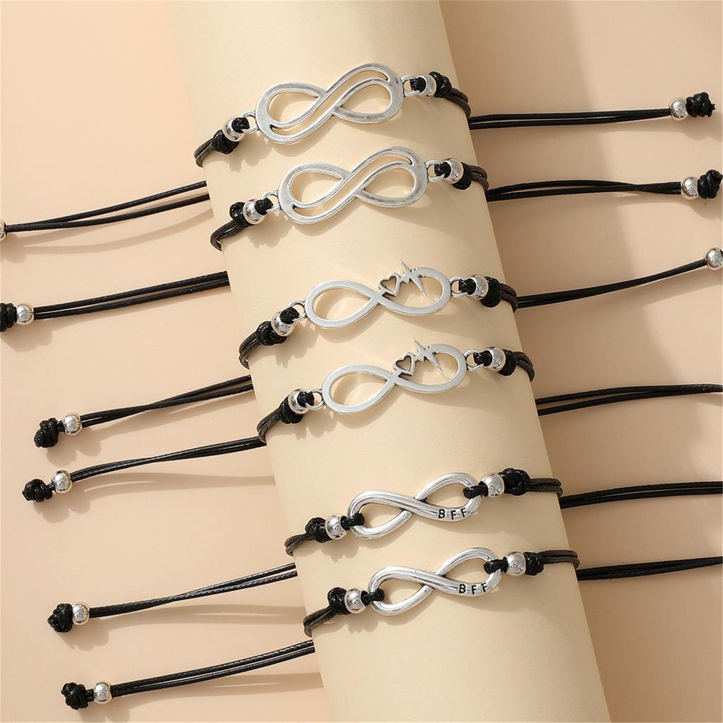 1 Pair Handmade Friendship Bracelets Rope Bracelets Set Adjustable Cotton Anklets Unisex Bracelet for Any Occasion